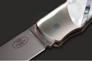 正品进口FK瑞典Fallkniven FH9MOP 3G不锈钢复合粉末钢珍珠母贝柄绅士随身折刀