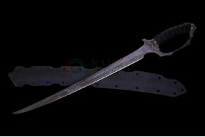 美国Zombie Tool 僵尸工坊 d'Capitan：Sabre 领导者 5160钢全龙骨手工锻造大型战斗配剑