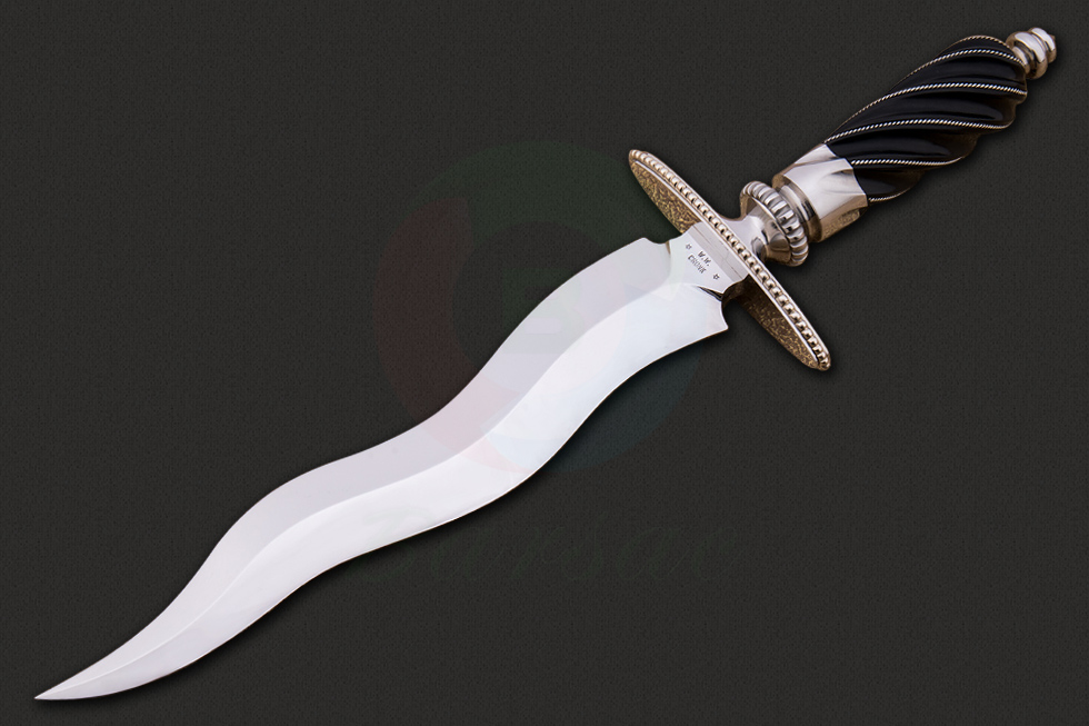 原装正品进口有着艺术刀之父美誉之称的美国巨匠比尔·克隆克阿里巴巴蛇剑高硬度中大型博伊刀